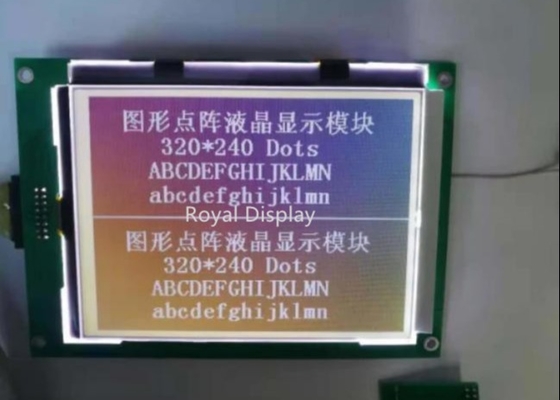 FSTN Gri Grafik LCD Ekran 320X240 FPC Lehimleme Monokrom LCD Monitör