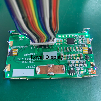 192X80 FSTN Nokta Vuruşlu LCD Transflektif Pozitif 90mA Arka Işık