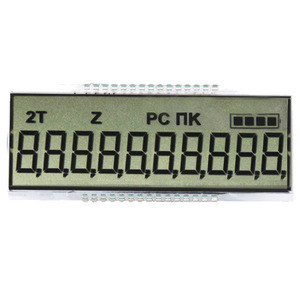 Özel Boyutlu Tek Renkli Yedi Segment LCD Ekran COG LCD Ekran TN Pozitif LCD