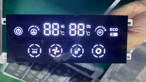 Zamanlayıcı Göstergesi için Ultra İnce Beyaz 7 Segment LED Ekran Ortak Katot