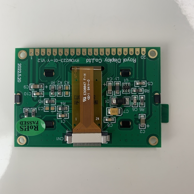 8 Bit Paralel 2.23' OLED LCD Ekranı 128X32 Nokta Sarı/Beyaz/Yeşil Yazı Tipi