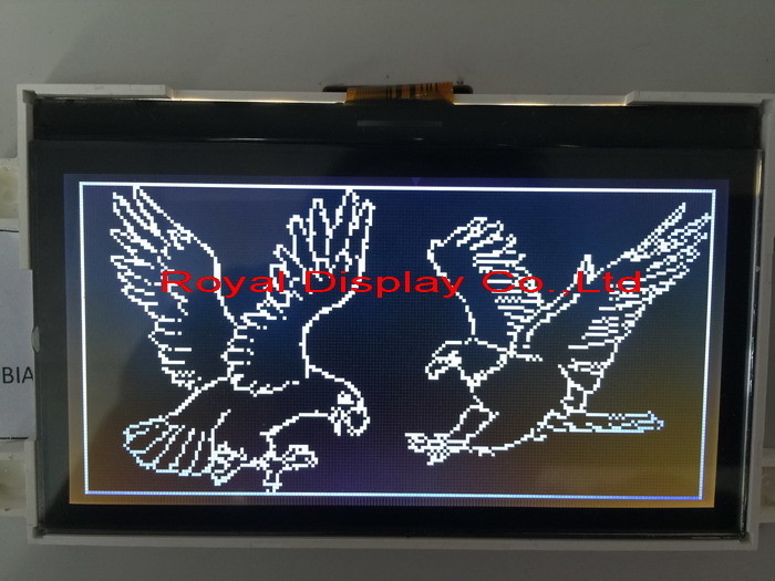192*48 Arkaplan Işığı ile Grafik LCD Modülü AT0107 6H 12H Geniş Sıcaklıklı Endüstriyel Ekran