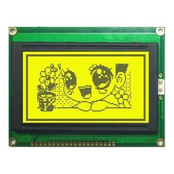 192*64 Grafik STN LCD Modülü ST7920 Arkaplan Işıklı PCB LCD Modülü Endüstriyel Ekran