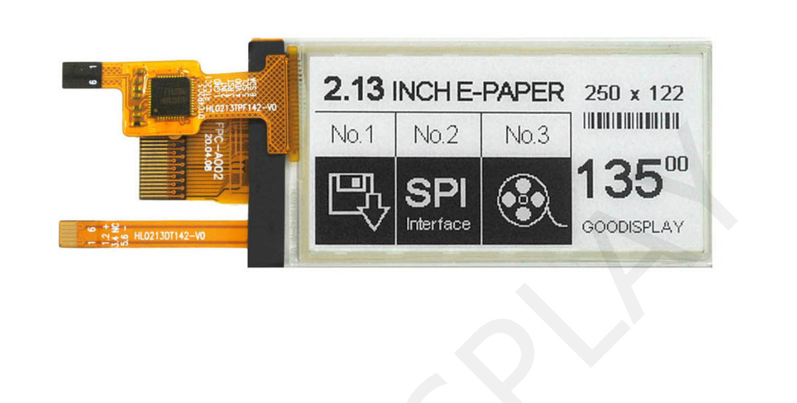 2.13'' 250*122 siyah beyaz ESL fiyat etiketi E-kağıt ekranı
