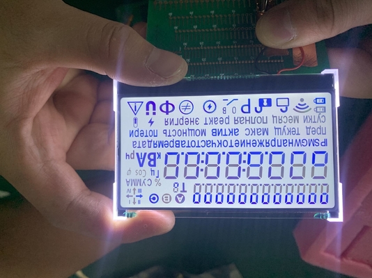 Sayısal Tek Renkli Dijital Özel LCD Ekran 7 Segment Tipi