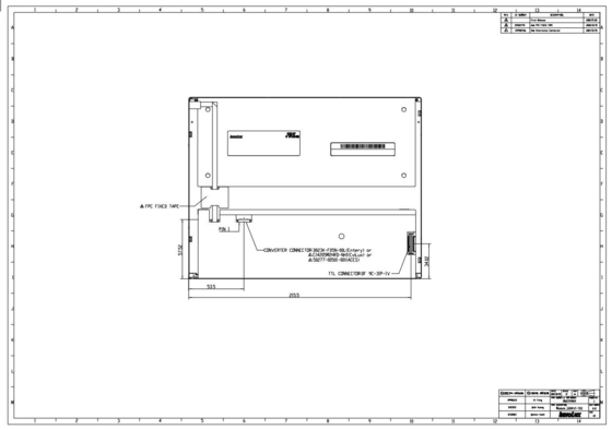 G104V1-T03 Innolux TFT LCD Modülü 10.4 inç 640*480 RGB VGA 1500:1