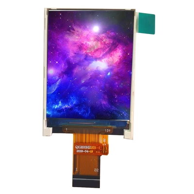 2.2 inç TFT LCD Modülü 240*320 RGB 2.8v Beyaz Geniş Sıcaklık Ekranı