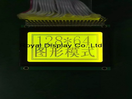 AT0107/AT0108 Sürücü 20 Pin Endüstriyel Ekranla 128*64 Grafik LCD Modülü