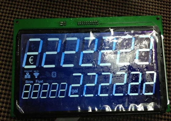 Yakıt dağıtıcısı için çok geniş sıcaklık aralığı için iletim negatif DFSTN LCD modülü