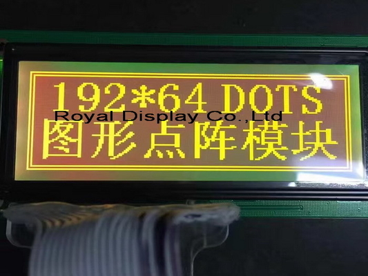 192*64 Grafik FSTN LCD Modülü AT0107 Arkaplan Işıklı Geniş Sıcaklıklı Endüstriyel Ekran