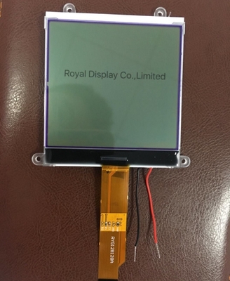 128*128 Grafik LCD Modülü STN Sarı Yeşil Geniş Sıcaklık 6H Endüstriyel Ekran