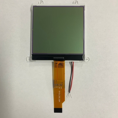 128*128 Grafik LCD Modülü STN Sarı Yeşil Geniş Sıcaklık 6H Endüstriyel Ekran