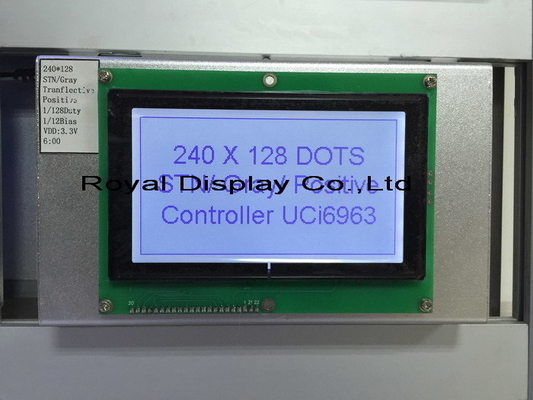 240*128 PCB T6963C Geniş Sıcaklıklı Endüstriyel Ekranla Grafik FSTN LCD Modülü