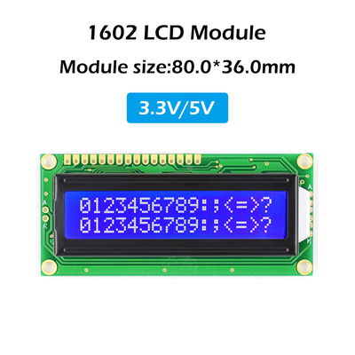 20*2 2002 Karakter LCD Modülü Büyük Boyutlu Geniş Sıcaklıklı Endüstriyel Ekran