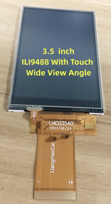 3.5' 320*480 RGB TFT IPS dokunmatik LCD Modülü geniş sıcaklıklı endüstriyel ekran