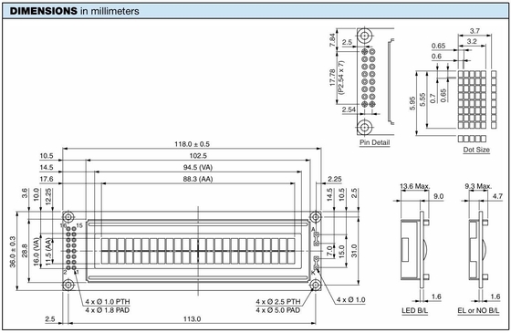 24*2 karakterli LCD Modülü STN gri sarı mavi yeşil geniş sıcaklıklı endüstriyel ekran