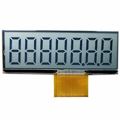 Küçük Boyutlu Segment TN FFC LCD Modülü Monochrome Transflektif Pozitif Ekran
