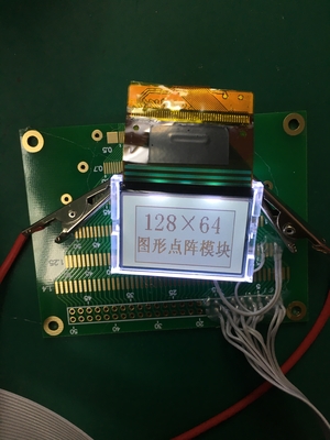 STN Pozitif 128*64 Grafik ST7920 6H Geniş Sıcaklıklı LCD Modülü LM3033DW