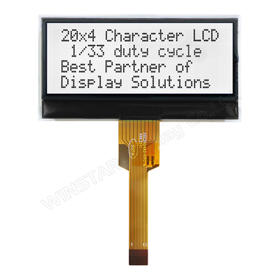 20*4 FSTN Monochrome I2C Geniş Sıcaklıklı LCD Modülü Winstar Değiştirme