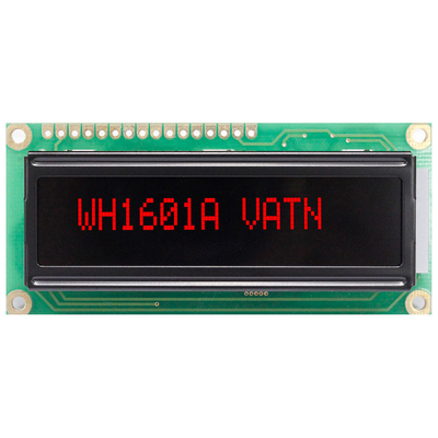 16*1 Karakter Monochrome SPI Arayüzü Geniş Sıcaklık VATN LCD Modülü