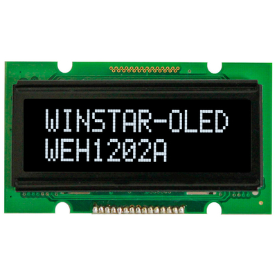 1.6' 12*2 Karakter Monochrome OLED LCD Modülü Winstar Değiştir