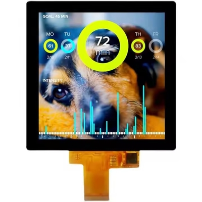 3.95 inç 4 " 480 * 480 Square TFT LCD ekranı RGB Arayüzü CTP ile