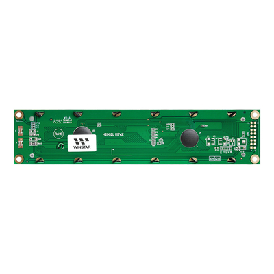 20*2 FSTN STN karakteri tek renkli ST7066U geniş sıcaklıklı LCD modülü
