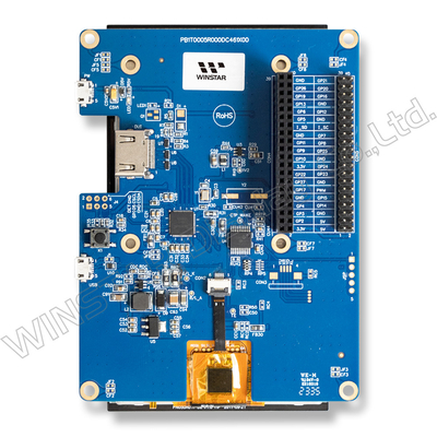 Güvenli Erişim için dönüştürücü kartı ile 5''lik IPS 720*RGB*1280 HDMI TFT LCD Modülü