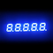 Mavi Yayan LED Segment Ekranı Ortak Katot 0.28&quot; 5 Haneli 200mcd