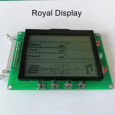 128X16 nokta Simgesi FSTN Transflektif Pozitif 1/65duty 1/9bias Grafik LCD Ekran