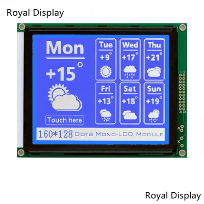 4.7 inç 160X128 129*102mm Arkadan Aydınlatmalı Grafik Matris LCD Modülü