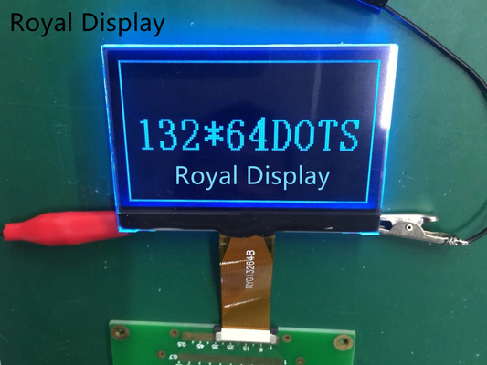 DFSTN Grafik LCD Monitör 132X64 Nokta FPC Konnektörlü 30 pin