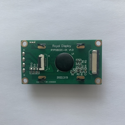 STN Sarı Yeşil 8*2 LCD Modülü NT7066U 0802 Karakter LCD Ekranı
