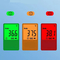 Sıcaklık Ölçer için Tek Renkli Segment Şeffaf Lcd Ekran Htn Ekran